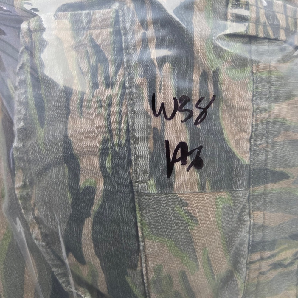 Vtg 2003 GAP Cargo Shorts Men 38 Green Tiger Stripe Camo Ripstop Utility Relaxed - Picture 12 of 12